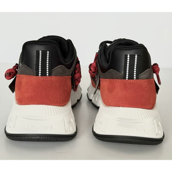 Versace Men\'s Greca Sneakers Red/Gray 13.5 US (46.5 Euro) IT 1021490 NIB main image 13